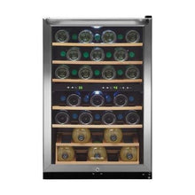 Frigidaire Two-Zone Wine Cooler with 38 Bottle Capacity