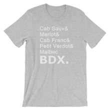 Bordeaux Varietals T-shirt (More Colors Available)