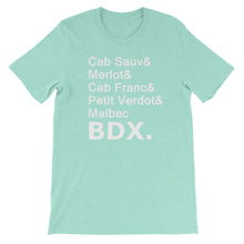 Bordeaux Varietals T-shirt (More Colors Available)